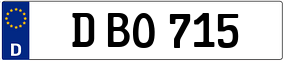 Truck License Plate